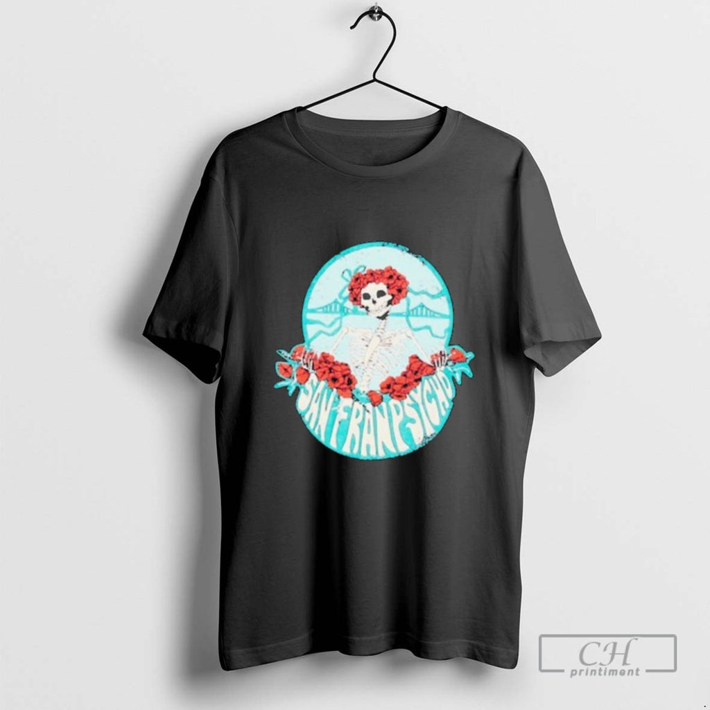 Classic San Franpsycho Grateful Bones Shirt Sweater
