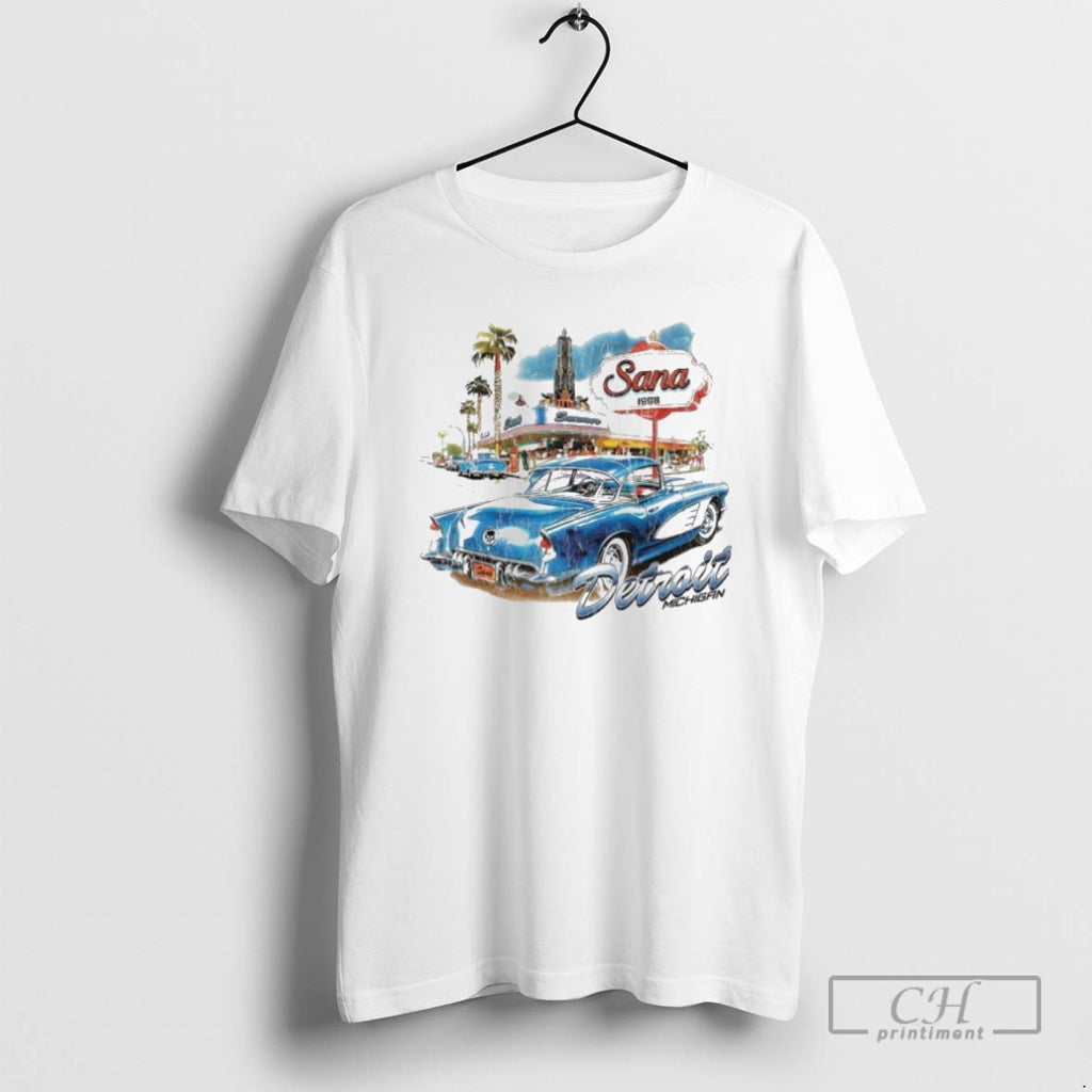 Classic Sana Detroit Michigan Cruise Shirt Sweater