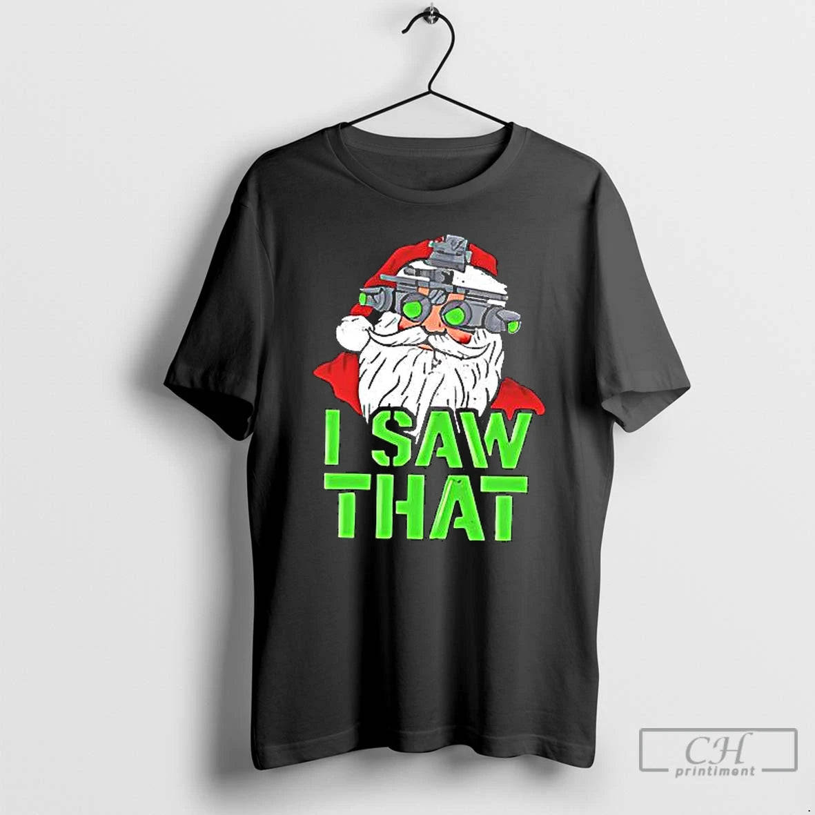 Classic Santa Claus I Saw That T Shirts Hoodie Sweatshirt | PurePodTees.com