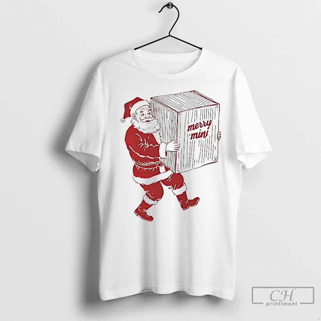 Classic Santa Claus Merry Mini Christmas Vintage Shirt Hoodie Sweatshirt | PurePodTees.com