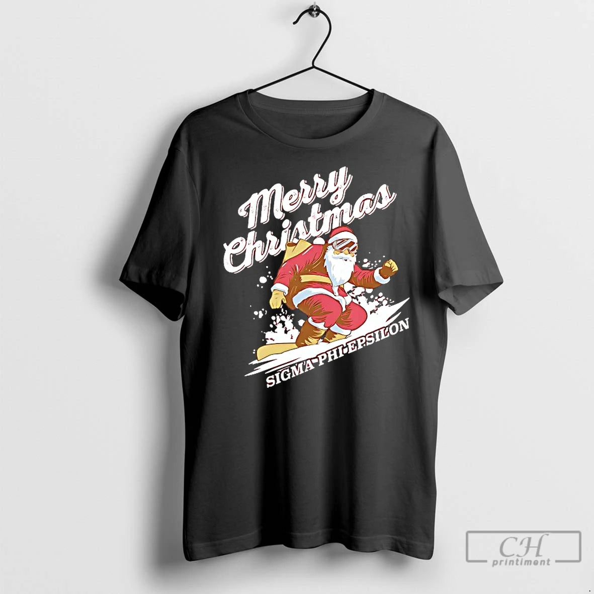 Classic Santa Claus Merry Christmas Sigma Phi Epsilon Shirt Hoodie Sweatshirt | PurePodTees.com