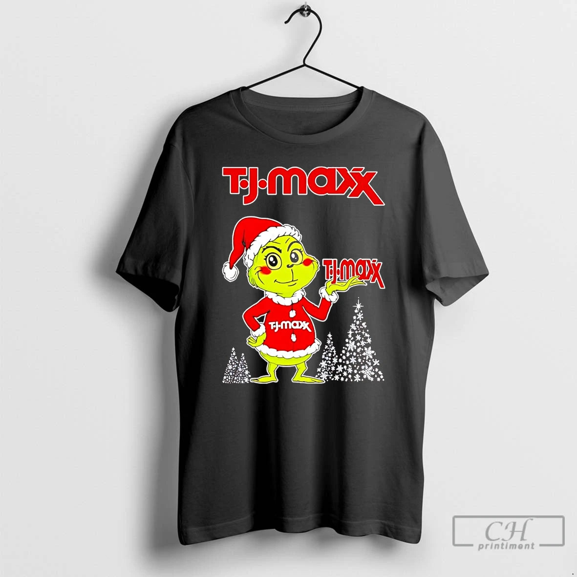 Classic Santa Grinch Tj Maxx Christmas T Shirts Hoodie Sweatshirt | PurePodTees.com