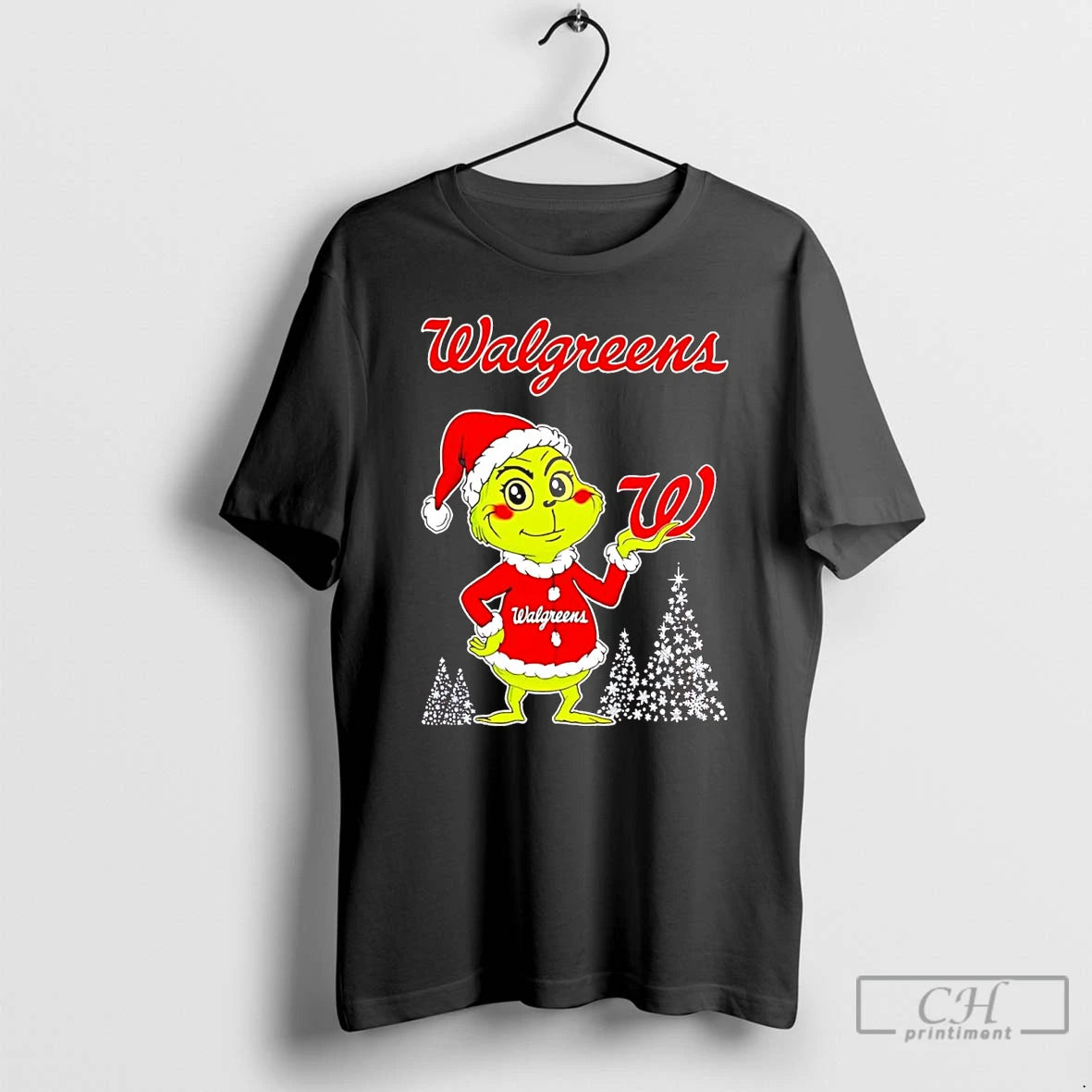 Classic Santa Grinch Walgreens Christmas T Shirts Hoodie Sweatshirt | PurePodTees.com