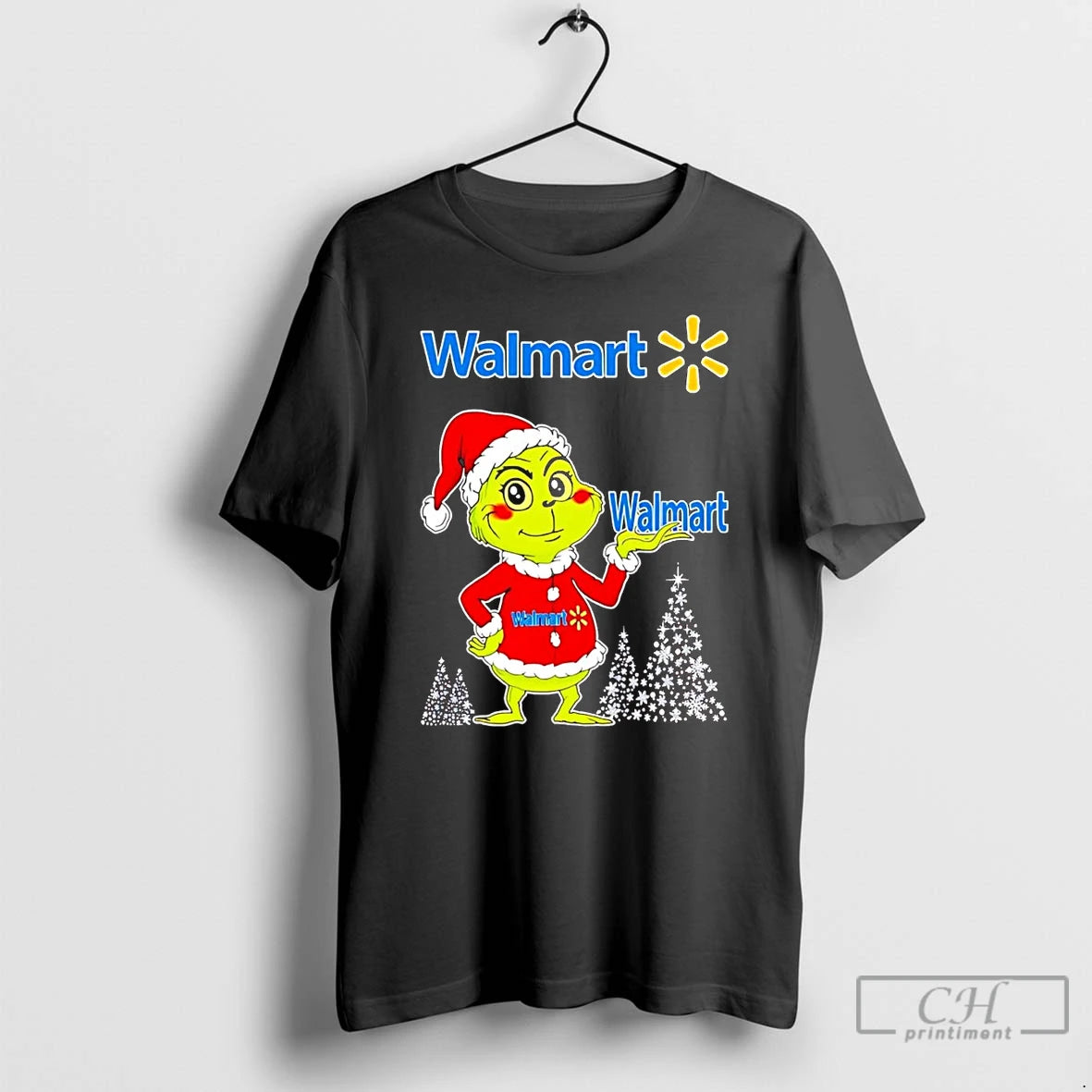 Classic Santa Grinch Walmart Christmas T Shirts Hoodie Sweatshirt | PurePodTees.com