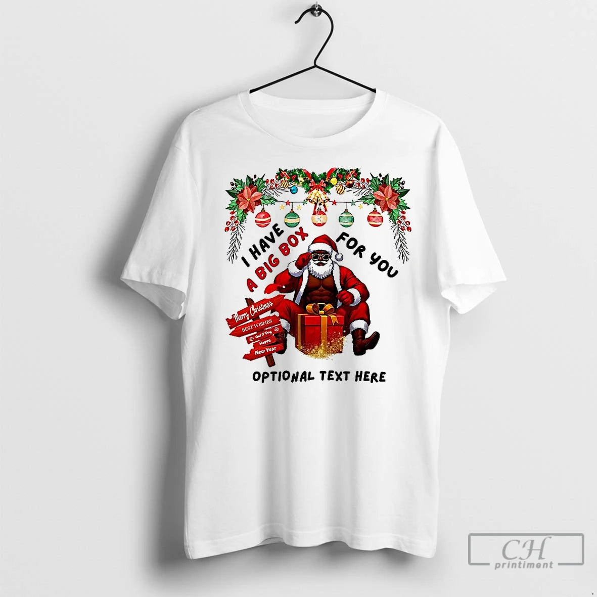 Classic Santa I Love A Big Box For You Christmas Shirt Hoodie Sweatshirt | PurePodTees.com