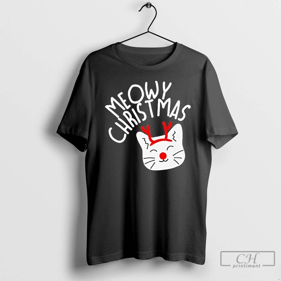 Classic Santa Meowy Christmas Shirt Hoodie Sweatshirt | PurePodTees.com