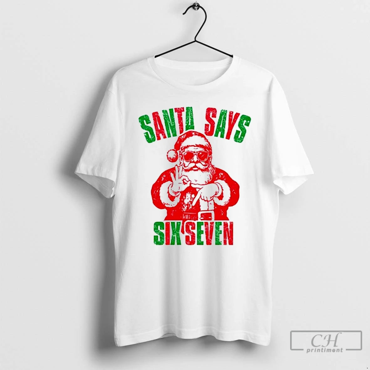 Classic Santa Six Seven Christmas 2025 T Shirts Hoodie Sweatshirt | PurePodTees.com