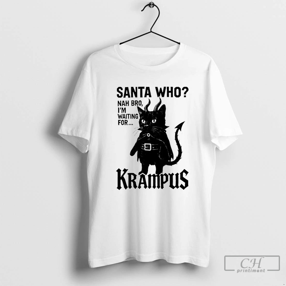 Classic Santa Who Nah Bro Im Waiting For Krampus Shirt Hoodie Sweatshirt | PurePodTees.com