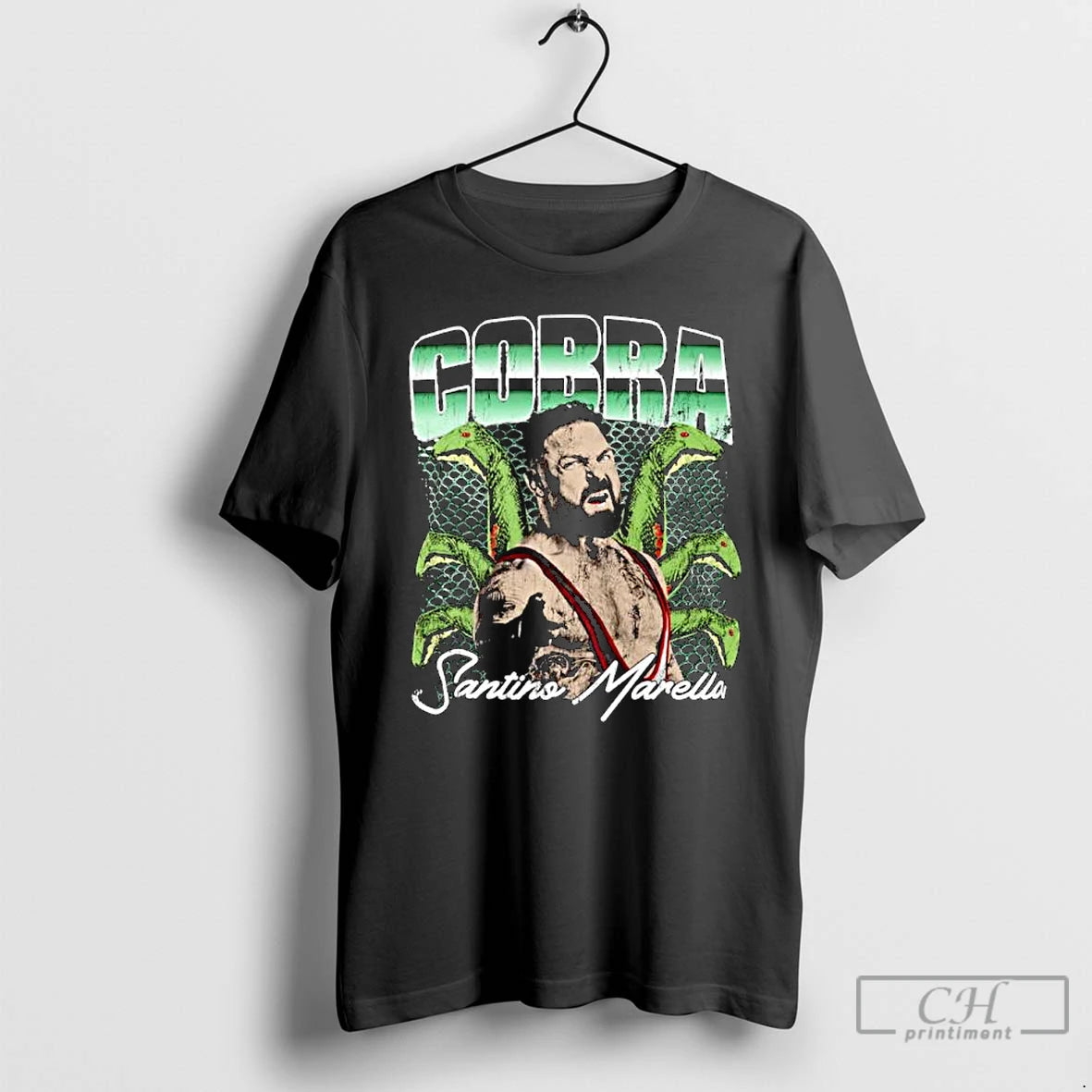 Classic Santino Marella Cobra Vintage Ornaments T Shirts Hoodie Sweatshirt | PurePodTees.com