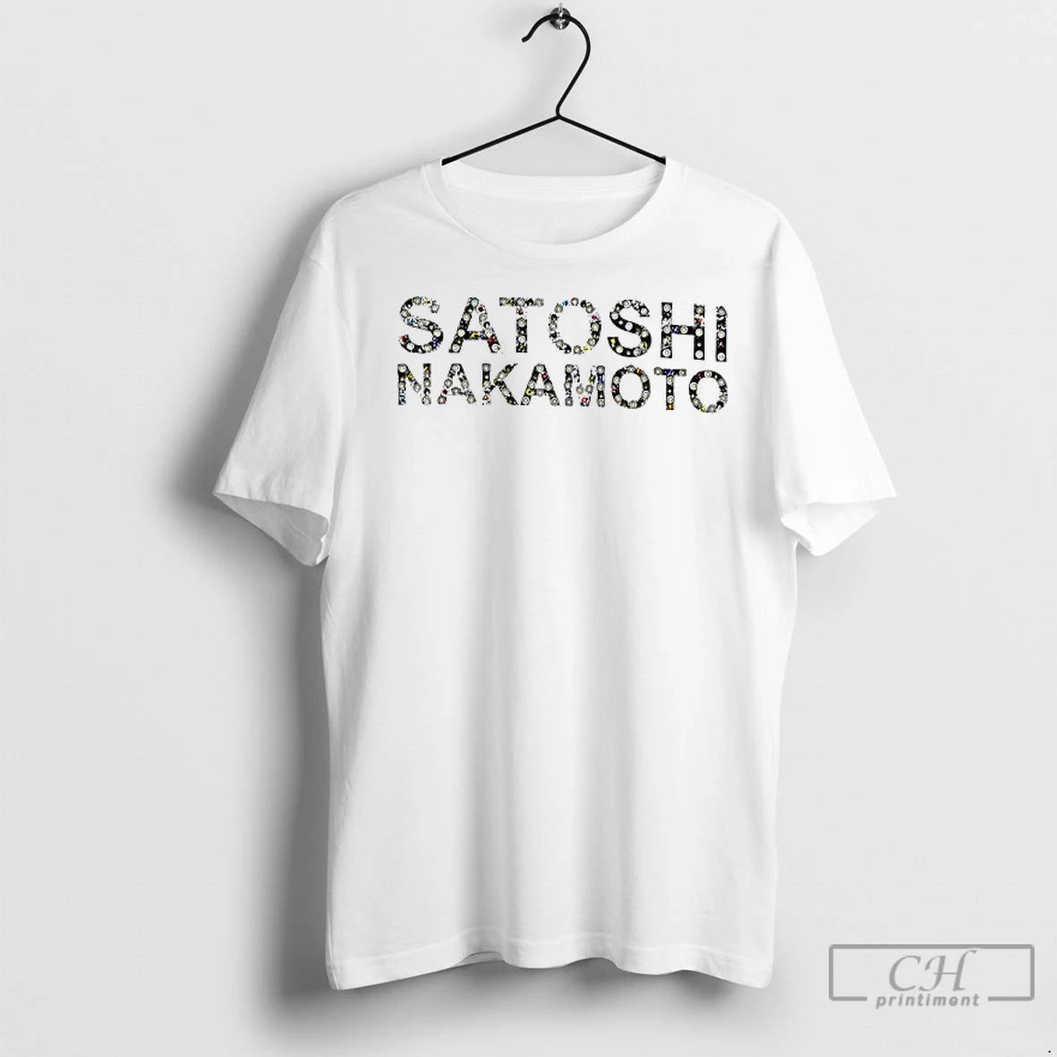 Classic Satoshi Nakamoto Pearl Studded Shirt Hoodie Sweatshirt | PurePodTees.com