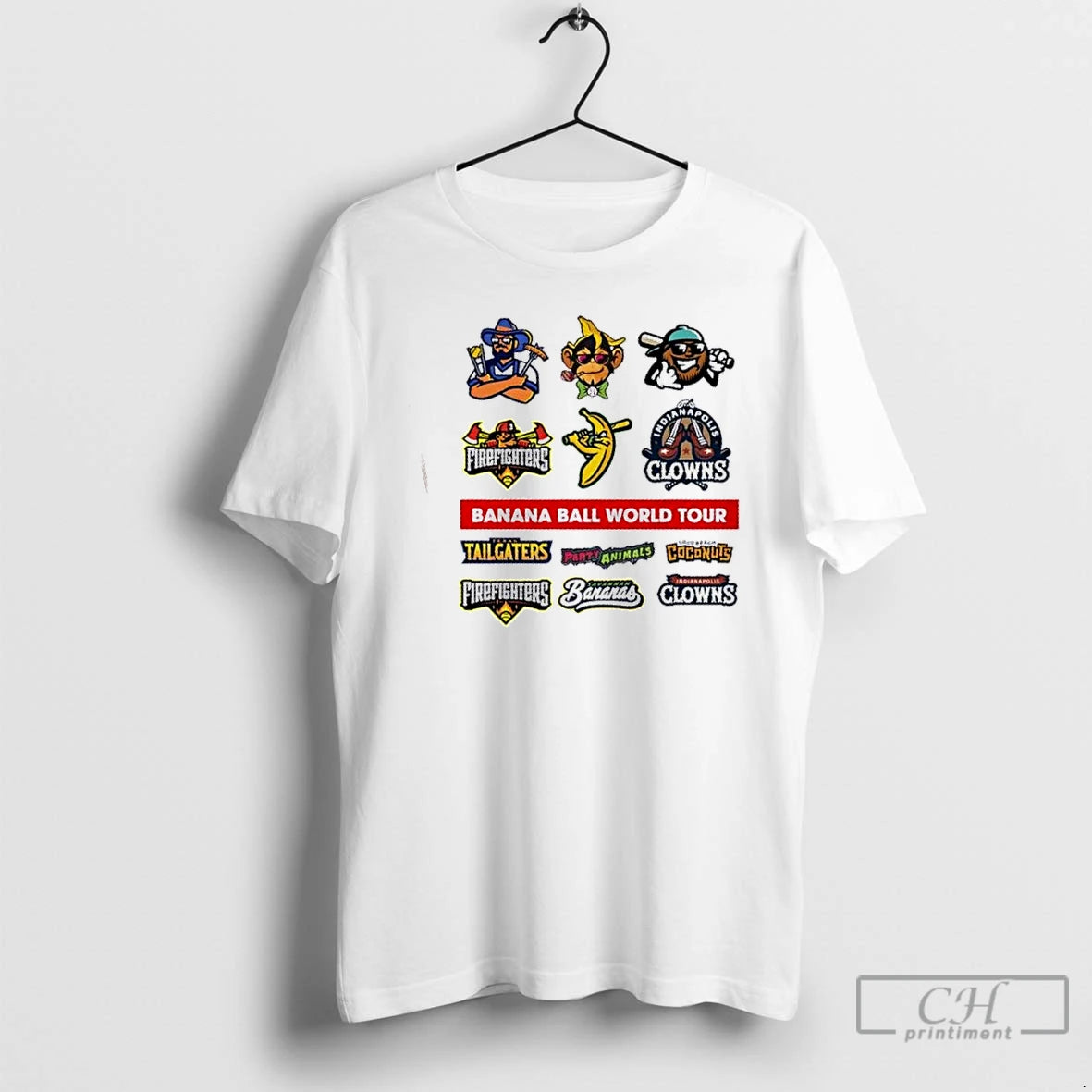 Classic Savannah Bananas Baseball Ball World Tour T Shirts Hoodie Sweatshirt | PurePodTees.com