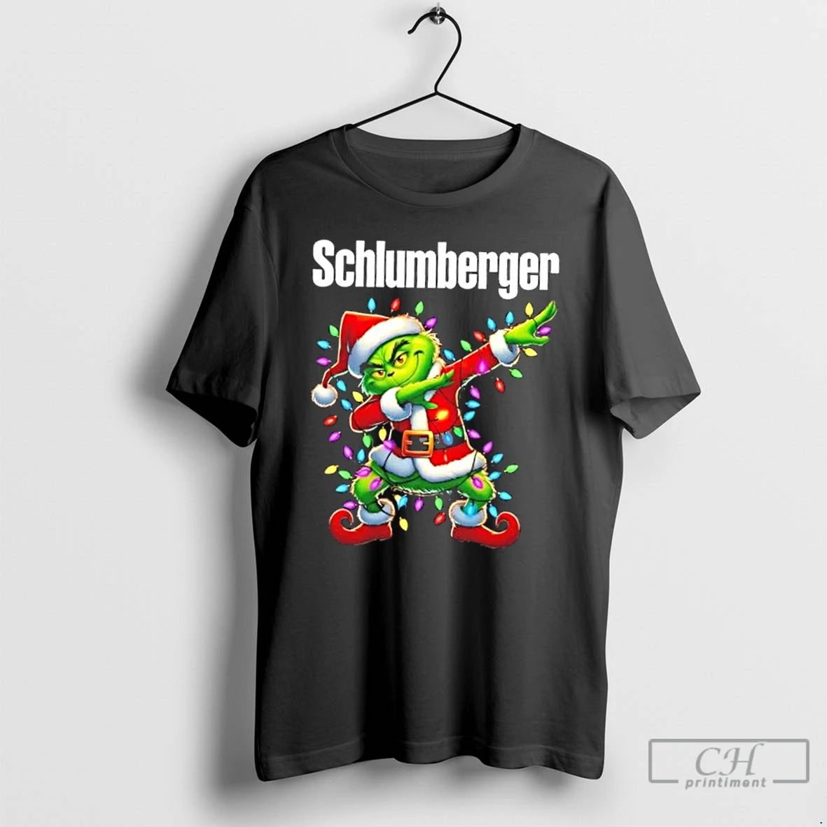 Classic Schlumberger Grinch Dabbing Merry Christmas T Shirts Hoodie Sweatshirt | PurePodTees.com