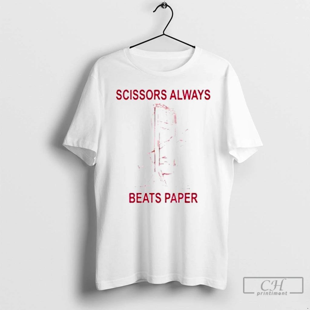 Classic Scissors Always Beats Paper Shirt Hoodie Sweatshirt | PurePodTees.com