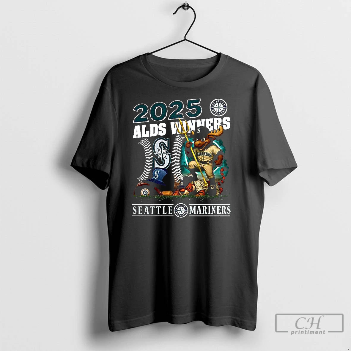 Classic Seattle Mariners Alds Winners 2025 Mascot Shirt Hoodie Sweatshirt | PurePodTees.com