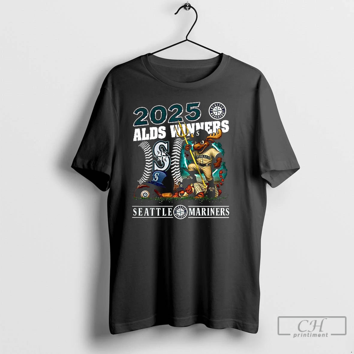 Classic Seattle Mariners Alds Winners 2025 Mascot T Shirts Hoodie Sweatshirt | PurePodTees.com