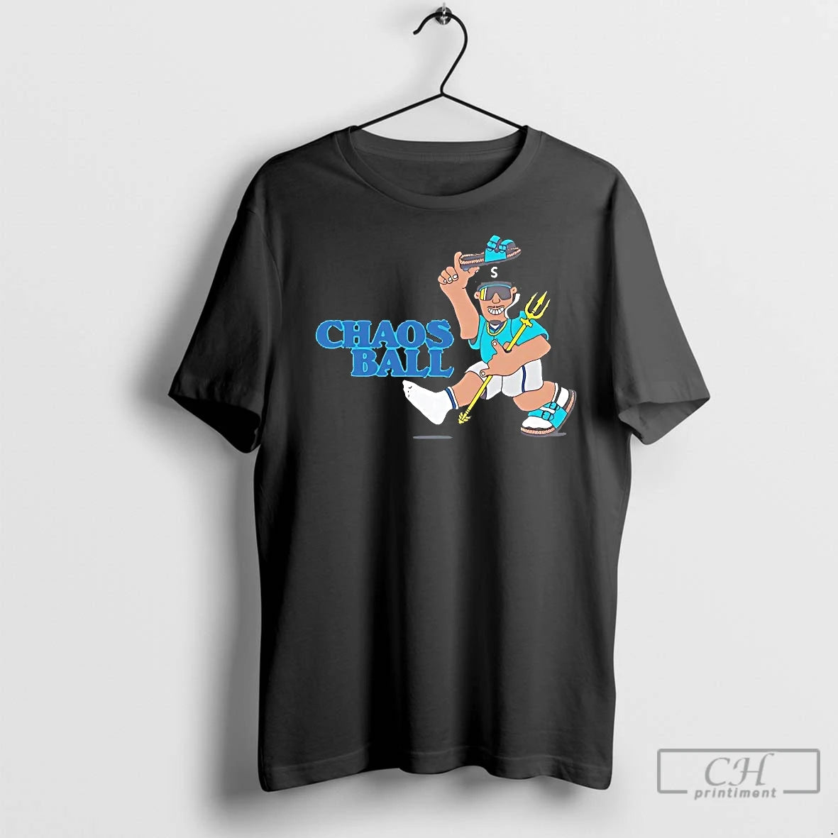 Classic Seattle Mariners Trident Chaos Ball Shirt Hoodie Sweatshirt | PurePodTees.com