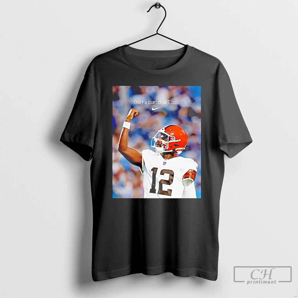 Classic Shedeur Sanders Only A Matter Of Time Shirt Hoodie Sweatshirt | PurePodTees.com