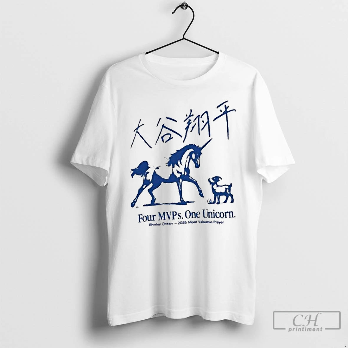 Classic Shohei Ohtani Four Mvps Shirt Hoodie Sweatshirt | PurePodTees.com