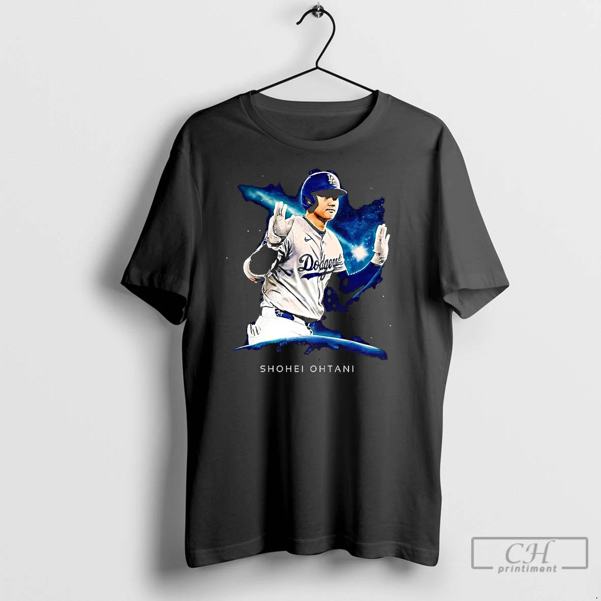 Classic Shohei Ohtani Los Angeles Dodgers World Series Champions Outer Space Shirt Hoodie Sweatshirt | PurePodTees.com