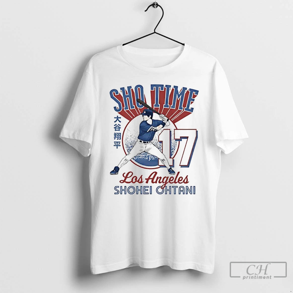 Classic Shohei Ohtani Sho Time Los Angeles Dodgers T Shirts Hoodie Sweatshirt | PurePodTees.com