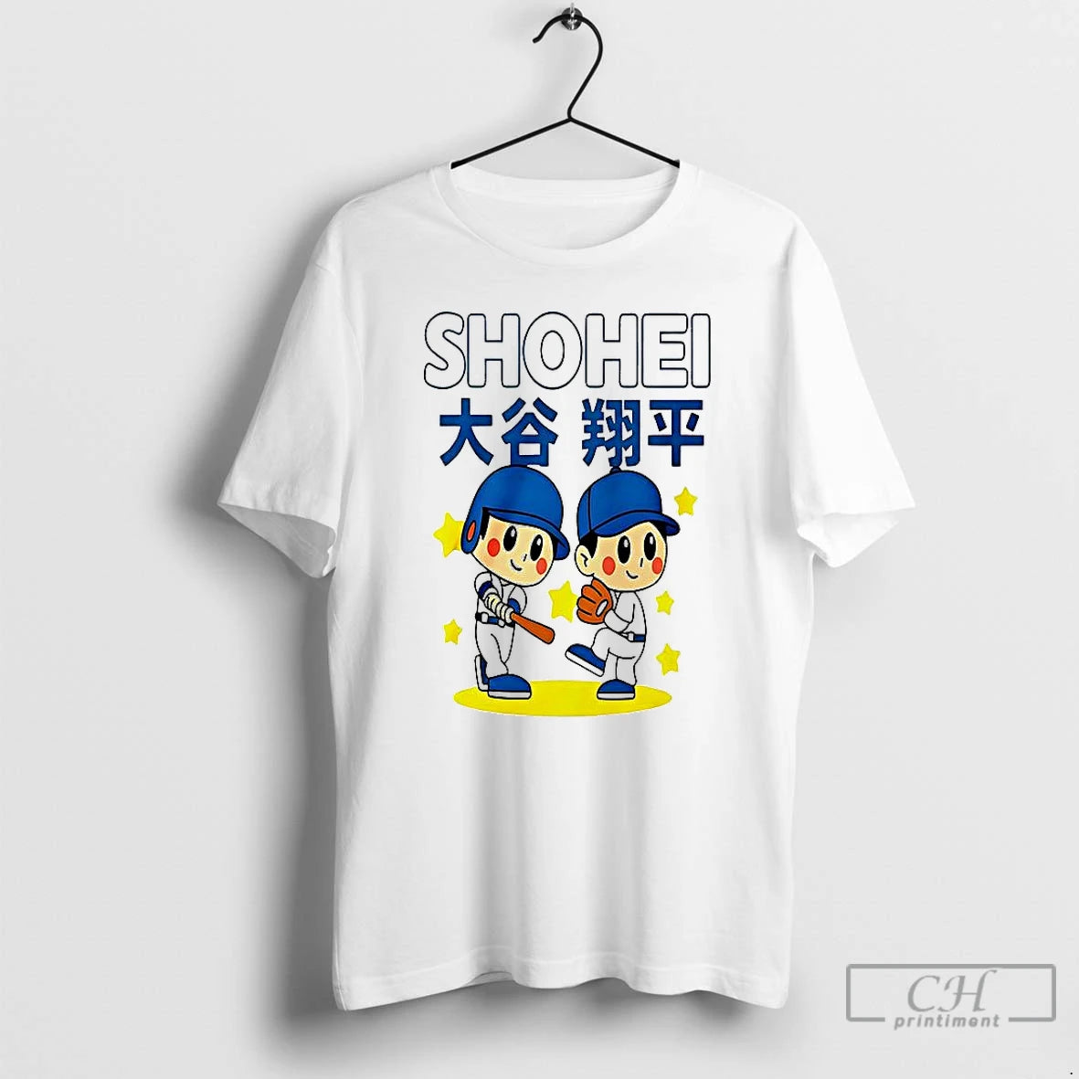 Classic Shohei Ohtani Superstar Cartoon Baseball T Shirts Hoodie Sweatshirt | PurePodTees.com