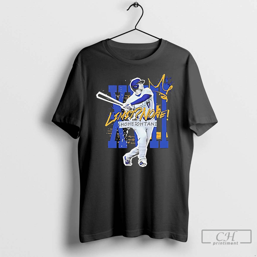Classic Shohei Ohtani No Limit Los Angeles Dodgers Shirt Hoodie Sweatshirt | PurePodTees.com