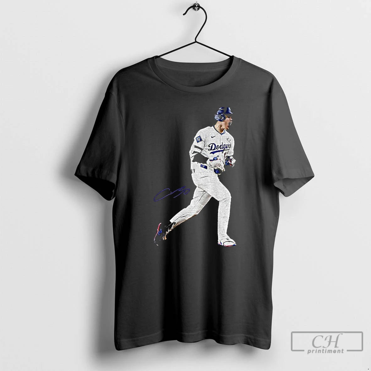 Classic Shohei Ohtani Posing Los Angeles Dodgers Game 3 Baseball Mlb Signature T Shirts Hoodie Sweatshirt | PurePodTees.com