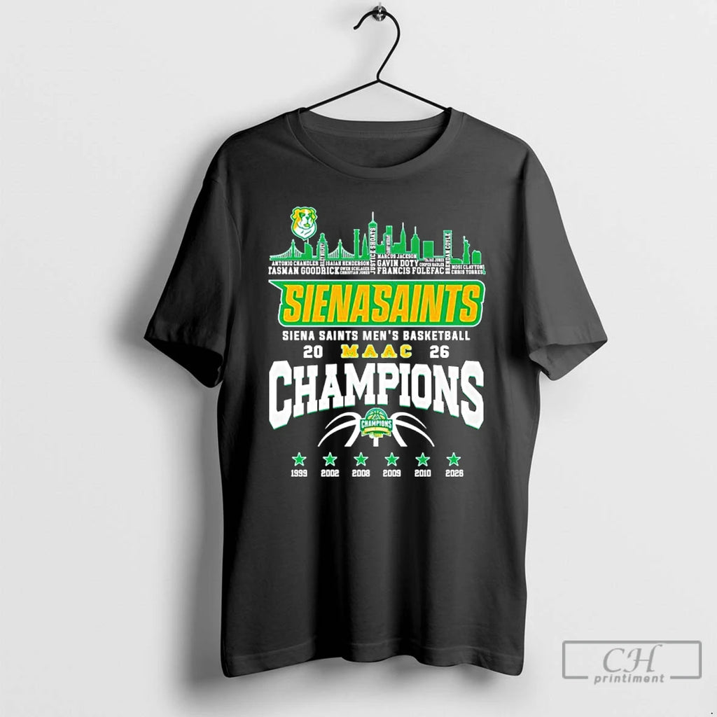 Classic Siena Saints Maac Champion 2026 City Skyline