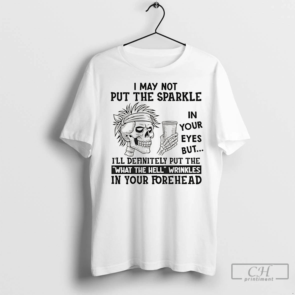 Classic Skull I May Not Put The Sparkle In Your Eyes But Ill Definitely Christmas Shirt Hoodie Sweatshirt | PurePodTees.com