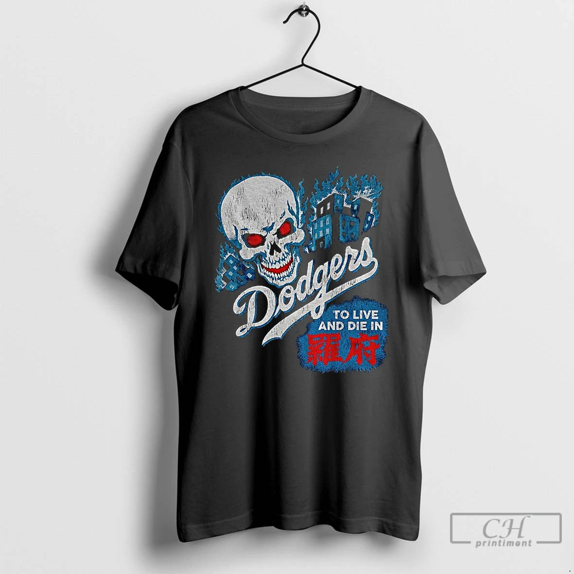 Classic Skull Los Angeles Dodgers Mlb Baseball 2025 To Live And Die In Dodgers Shirt Hoodie Sweatshirt | PurePodTees.com