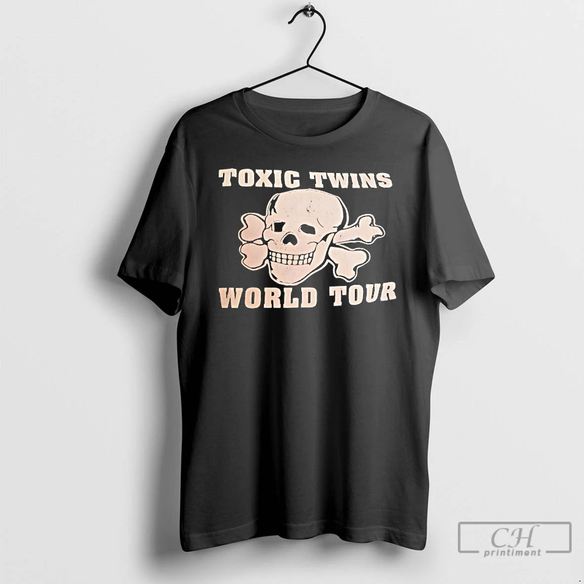 Classic Skull Toxic Twins World Tour T Shirts Hoodie Sweatshirt | PurePodTees.com