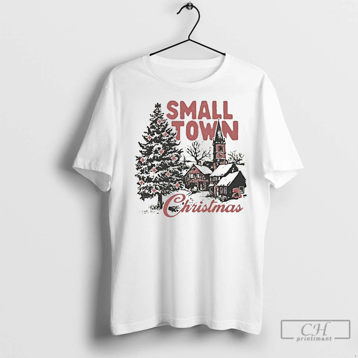 Classic Small Town Christmas Shirt Hoodie Sweatshirt | PurePodTees.com
