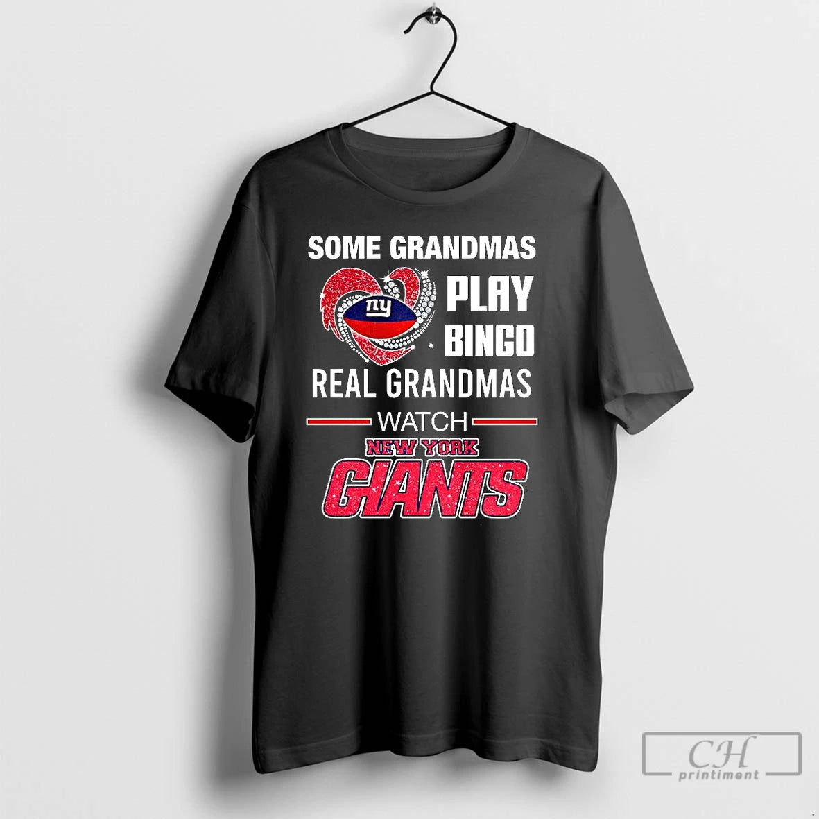 Classic Some Grandmas Play Bingo Real Grandmas Watch New York Giants Football Lover T Shirts Hoodie Sweatshirt