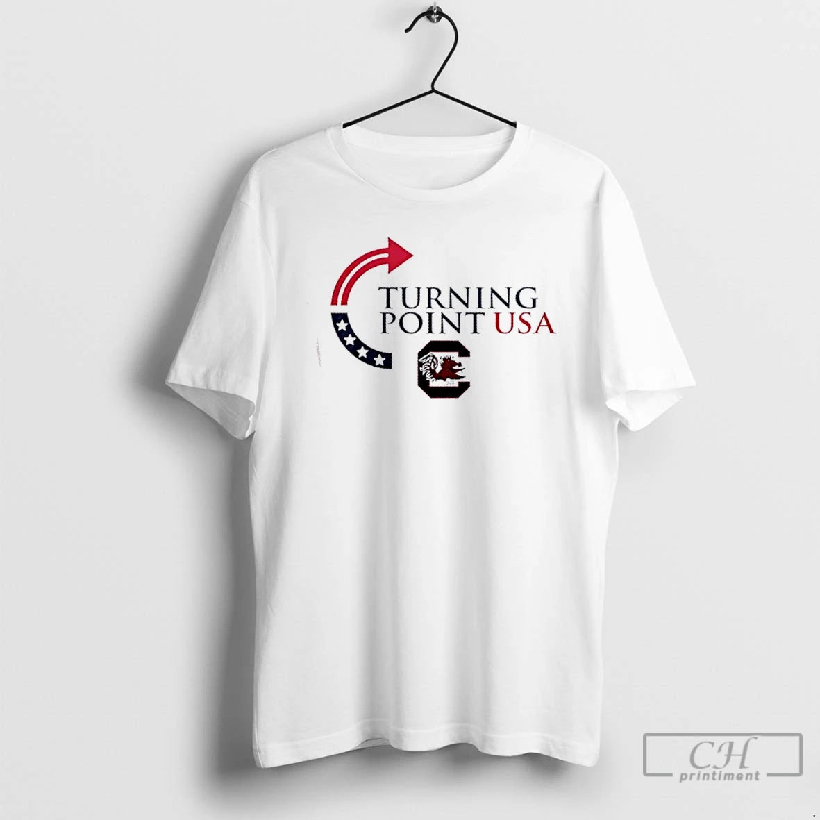Classic South Carolina Gamecocks X Turning Point Usa Freedom Charlie Kirk Shirt Hoodie Sweatshirt | PurePodTees.com