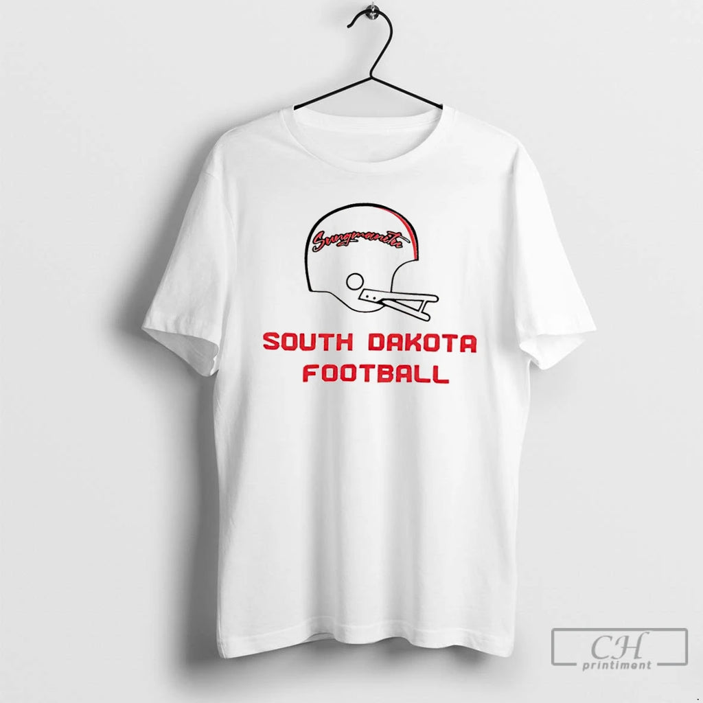 Classic South Dakota Football Sungmanitu Helmet T Shirts Hoodie Sweatshirt | PurePodTees.com