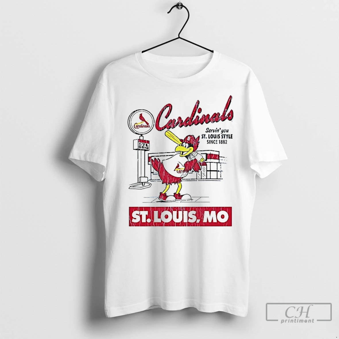 Classic St Louis Cardinals Serving You St Louis Style Since 1882 Shirt Hoodie Sweatshirt | PurePodTees.com