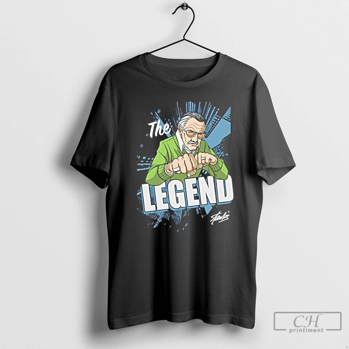 Classic Stan Lee The Legend T Shirts Hoodie Sweatshirt | PurePodTees.com