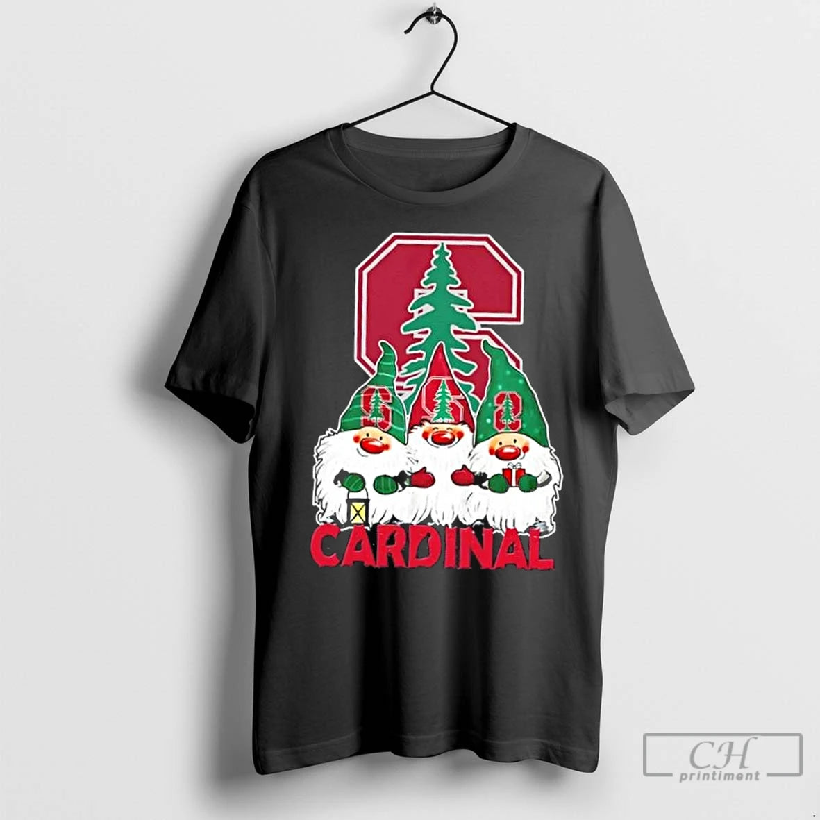 Classic Stanford Cardinal X Gnomes Xmas Christmas Shirt Hoodie Sweatshirt | PurePodTees.com