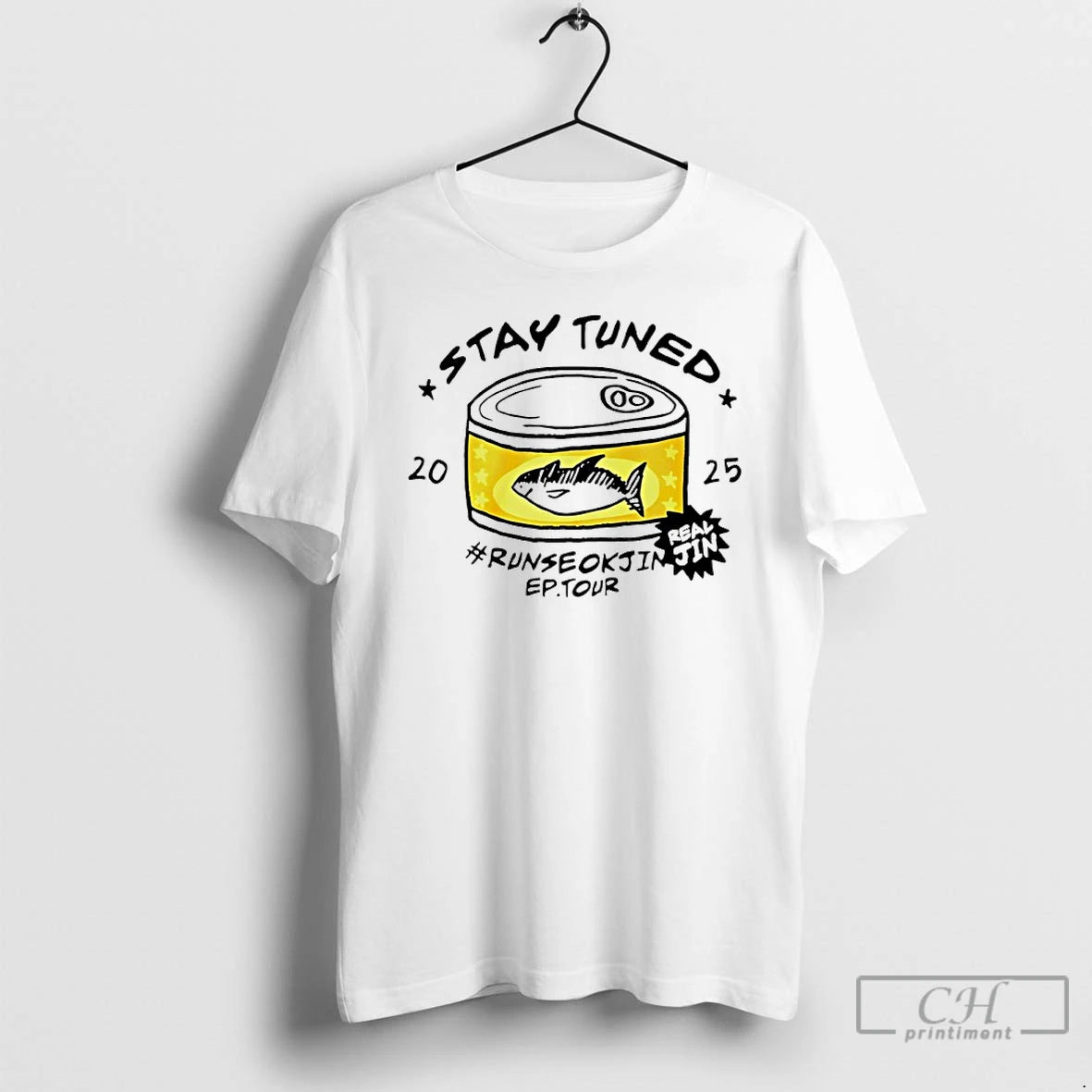 Classic Stay Tuned Runseokjin Ep Tour Real Jin 2025 T Shirts Hoodie Sweatshirt | PurePodTees.com