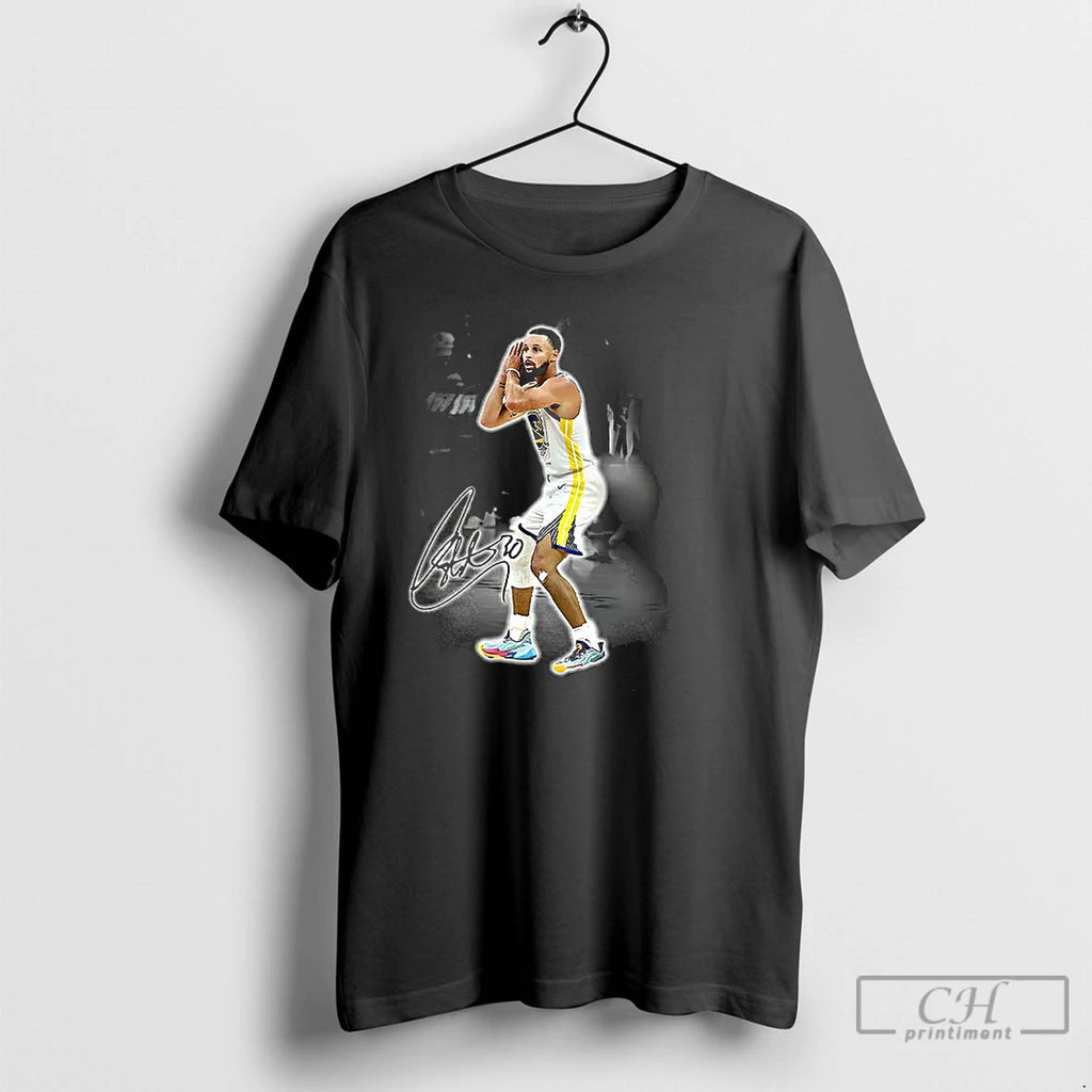 Classic Stephen Curry Golden State Warriors Nba Signal Number 30 Signature Graphic T Shirts Hoodie Sweatshirt