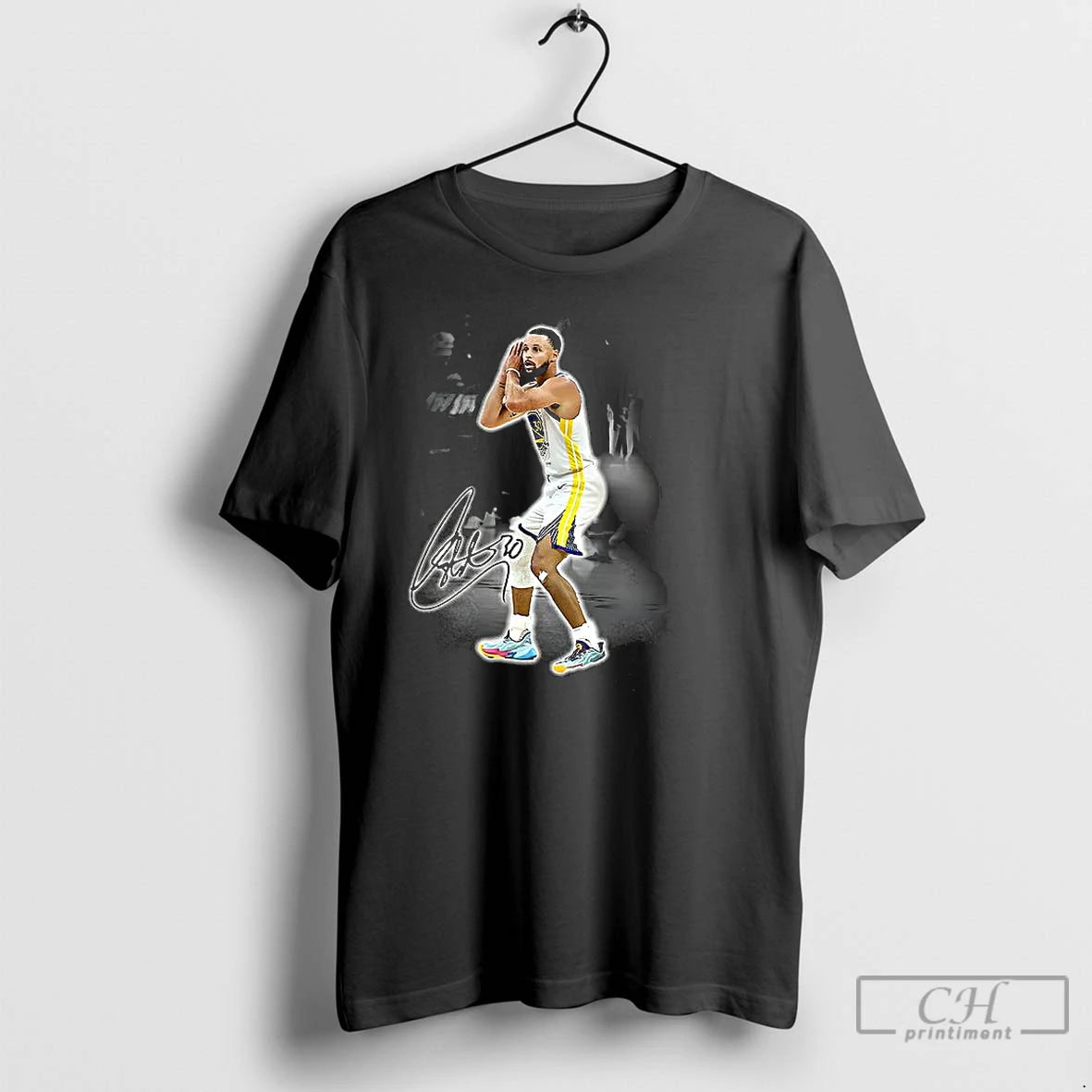 Classic Stephen Curry Golden State Warriors Nba Signal Number 30 Signature Graphic T Shirts Hoodie Sweatshirt