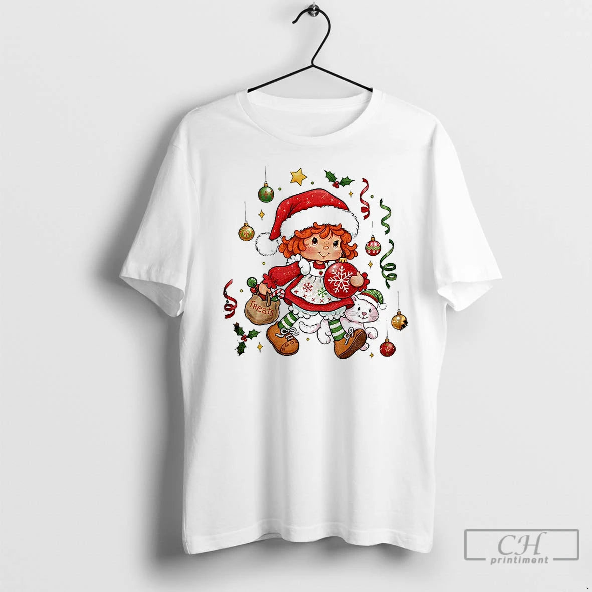 Classic Strawberry Shortcake Treats Merry Christmas 2025 Shirt Hoodie Sweatshirt | PurePodTees.com