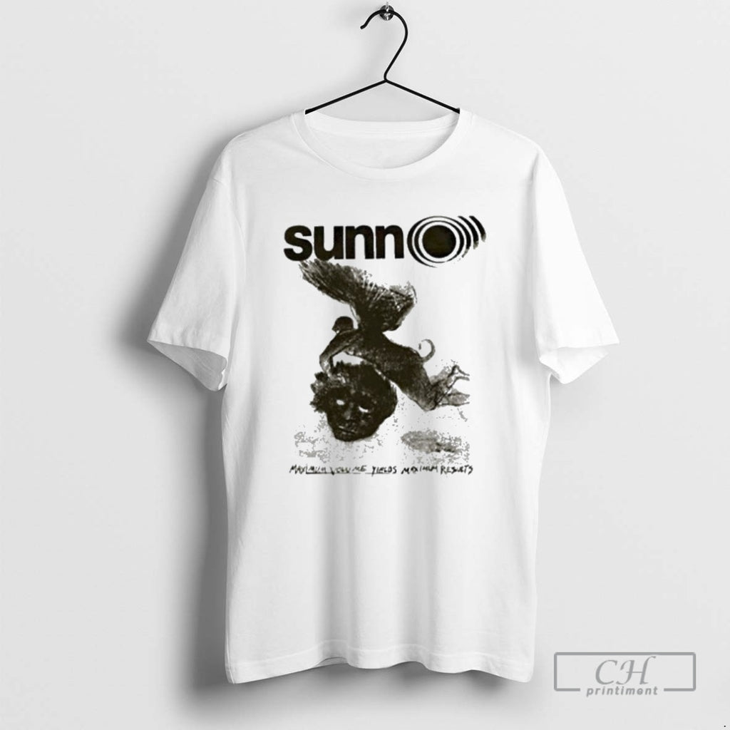 Classic Sunn O Maximum Volume Angel Head 2012 13 Us Japan Eu Tour Shirt Sweater