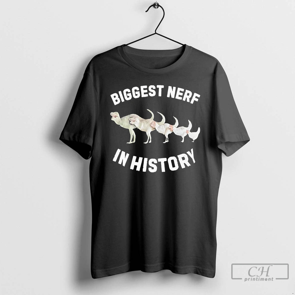 Classic T Rex Biggest Nerf In History T Shirts