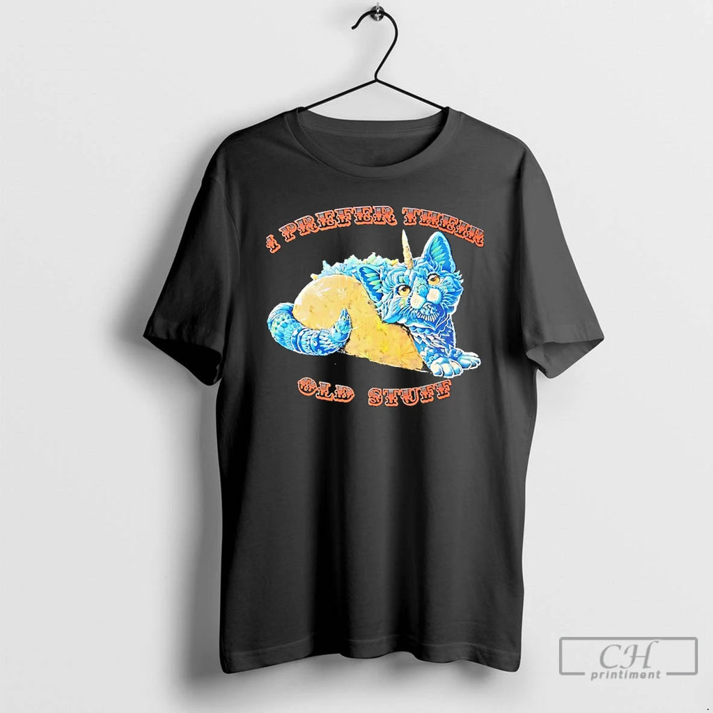 Classic Tacocat Blue I Prefer Their Old Stuff T Shirts Hoodie Sweatshirt | PurePodTees.com