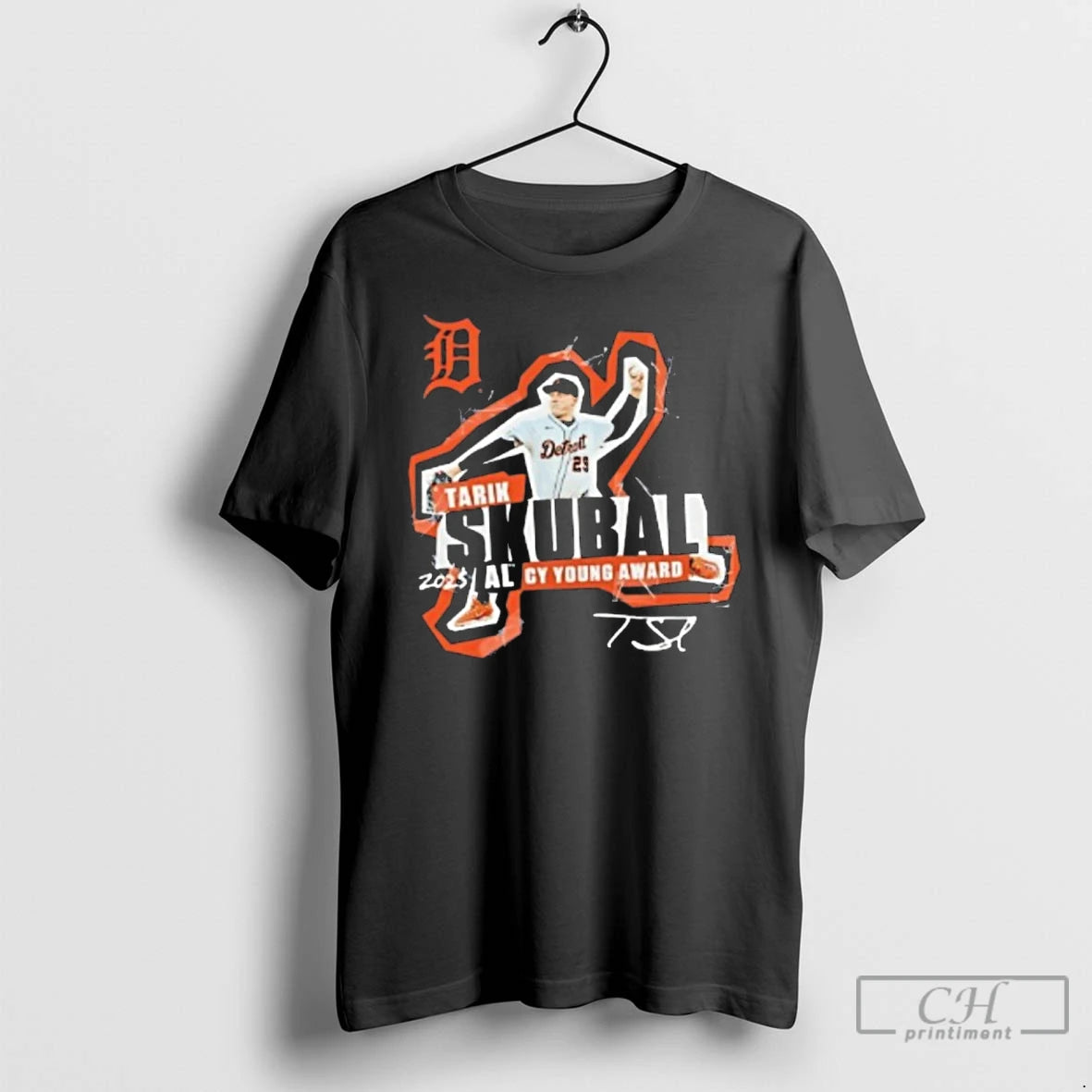 Classic Tarik Skubal Detroit Tigers 2025 American League Cy Young Award Winner Premium T Shirts Hoodie Sweatshirt