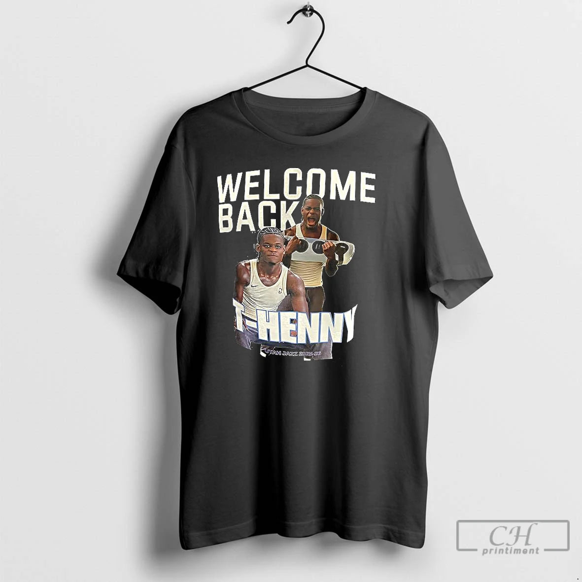 Classic Taylor Hendricks Utah Jazz Welcome Back T Henny T Shirts Hoodie Sweatshirt | PurePodTees.com