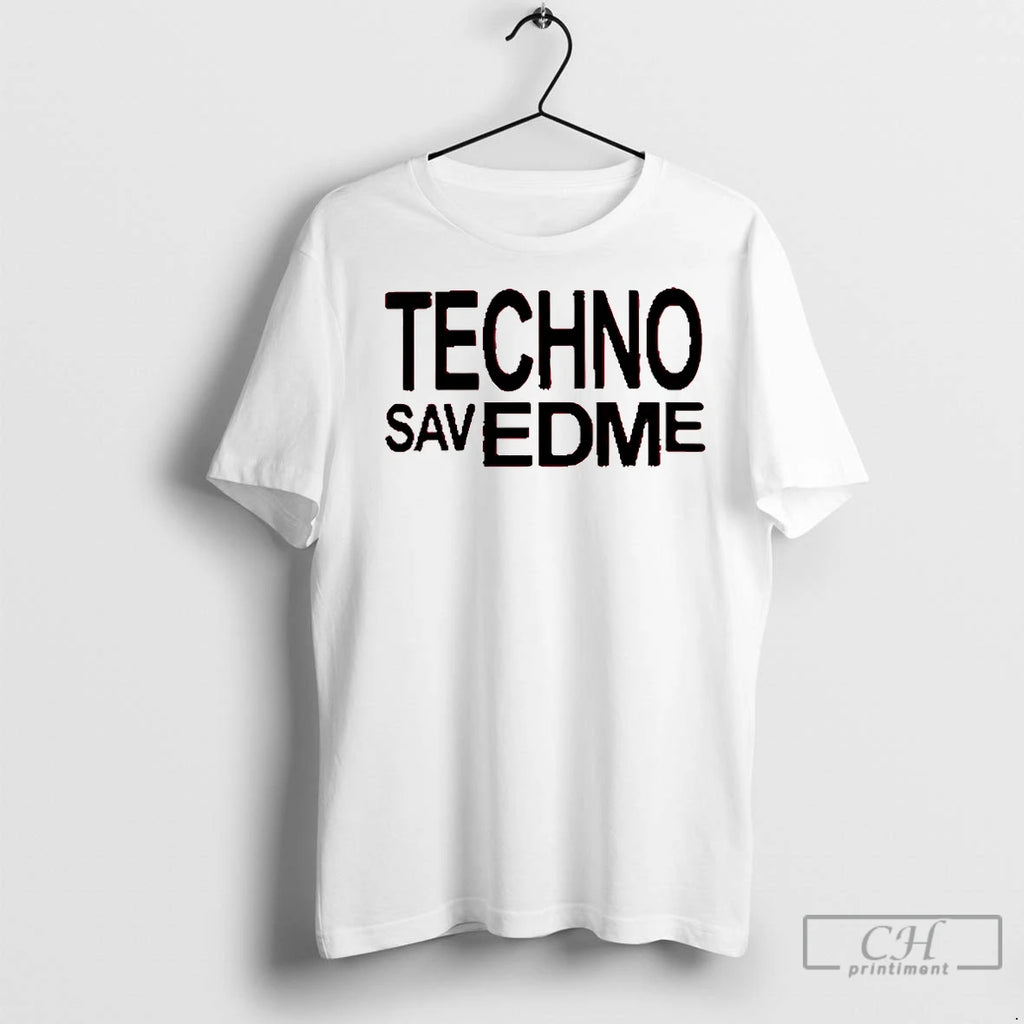 Classic Techno Saved Me Shirt Hoodie Sweatshirt | PurePodTees.com