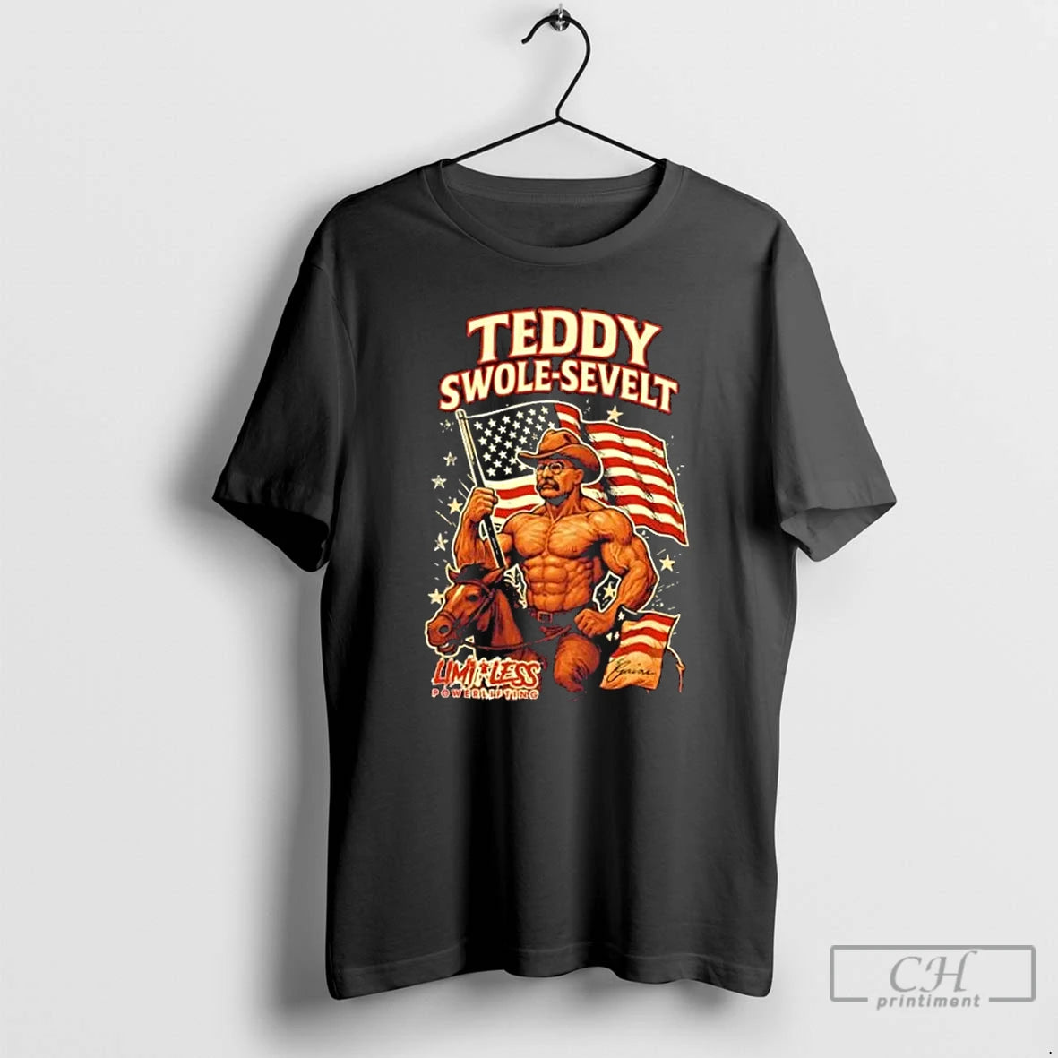 Classic Teddy Swole Sevelt Gym American Strength Shirt Hoodie Sweatshirt | PurePodTees.com