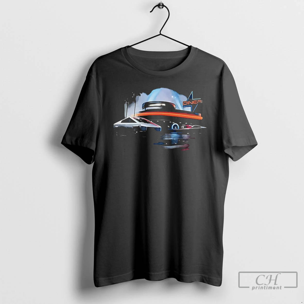 Classic Tesla Hollywood Diner T Shirts Hoodie Sweatshirt | PurePodTees.com
